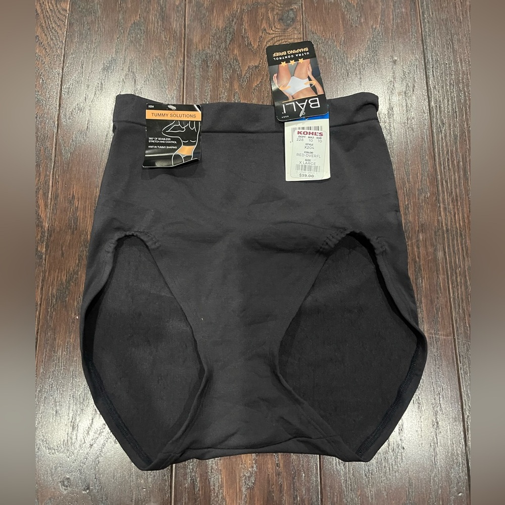 Bali Tummy Solutions Shapewear Brief Women Size X-Large NEW
